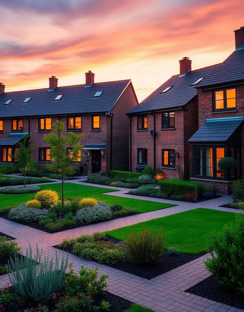 River View — contemporary brick housing development